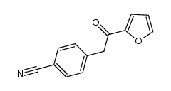 4-[2-oxo-2-(2-furanyl)ethyl]benzonitrile结构式