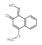 4-亚硝基间苯二酚单甲醚结构式