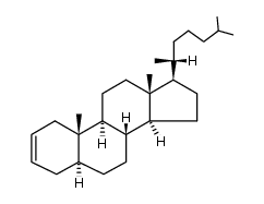 5α-cholest-2-ene结构式