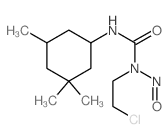 Urea, 1-(2-chloroethyl)-1-nitroso-3-(3,3,5-trimethylcyclohexyl)-结构式