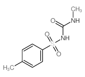 3-Methyl-1-(4-methylphenyl)sulfonyl-urea结构式