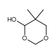 5,5-dimethyl-1,3-dioxan-4-ol结构式