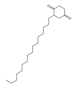 2-hexadecylcyclohexane-1,4-dione结构式