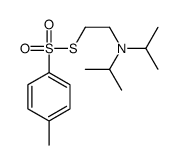 N-[2-(4-methylphenyl)sulfonylsulfanylethyl]-N-propan-2-ylpropan-2-amine结构式
