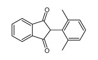 2-(2,6-dimethylphenyl)indene-1,3-dione结构式