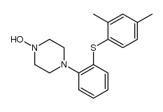 4-[2-(2,4-dimethyl-phenylsulfanyl)-phenyl]-piperazin-1-ol结构式