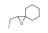 2-(iodomethyl)-1-oxaspiro[2.5]octane结构式