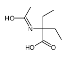 Butanoic acid,2-(acetylamino)-2-ethyl-结构式
