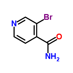 3-溴吡啶-4-酰胺结构式