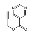 prop-2-ynyl pyrimidine-5-carboxylate结构式