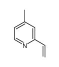 4-甲基-2-乙烯基-吡啶结构式