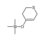 3,6-dihydro-2H-thiopyran-4-yloxy(trimethyl)silane结构式