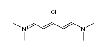 1,5-Bis-dimethylamino-pentamethinium, Chloride结构式