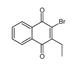 2-bromo-3-ethylnaphthalene-1,4-dione结构式