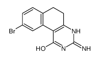 3-amino-9-bromo-5,6-dihydro-4H-benzo[f]quinazolin-1-one结构式