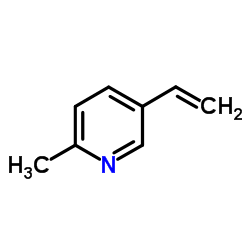 2-甲基-5-乙烯基吡啶结构式