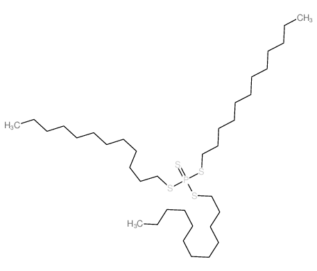 tris(dodecylsulfanyl)-sulfanylidene-phosphorane结构式
