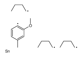 tributyl-(2-methoxy-4-methylphenyl)stannane结构式