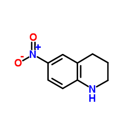 6-硝基-1,2,3,4-四氢喹啉结构式