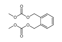 1,2-bis[(methoxycarbonyloxy)methyl]benzene结构式