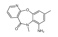 7-amino-6,9-dimethylpyrido[2,3-b][1,5]benzoxazepin-5-one结构式