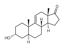 3α-hydroxy-5α-androst-9(11)-en-17-one结构式