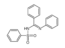 N'-(benzenesulfonyl)-N-phenylbenzenecarboximidamide结构式