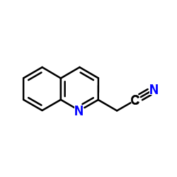 2-(喹啉-2-基)乙腈结构式