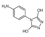 4-(4-aminophenyl)-1,2,4-triazolidine-3,5-dione结构式