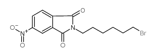 2-(6-溴己基)-5-硝基异吲哚啉-1,3-二酮结构式