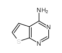 噻吩并[2,3-d]嘧啶-4-胺结构式