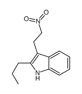 3-(2-nitroethyl)-2-propyl-1H-indole结构式