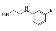N'-(3-bromophenyl)ethane-1,2-diamine结构式