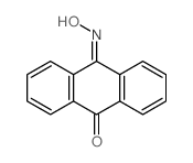 9,10-Anthracenedione,9-oxime结构式