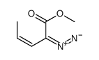 2-diazonio-1-methoxypenta-1,3-dien-1-olate结构式