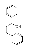 Benzenepropanol, a-phenyl-结构式