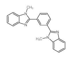 1,3-BIS(1-METHYL-1H-BENZO[D]IMIDAZOL-2-YL)BENZENE结构式