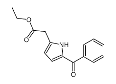 ethyl 2-(5-benzoyl-1H-pyrrol-2-yl)acetate结构式