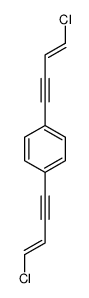 1,4-bis(4-chlorobut-3-en-1-ynyl)benzene结构式