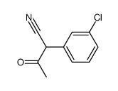 2-(3-chloro-phenyl)-acetoacetonitrile结构式