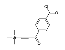 4-(3-trimethylsilylprop-2-ynoyl)benzoyl chloride结构式