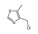 4-(氯甲基)-5-甲基噻唑结构式