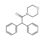 Ethanone,1-(4-morpholinyl)-2,2-diphenyl-结构式