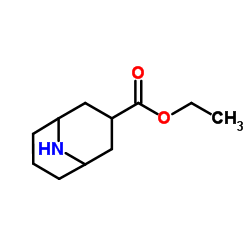 Ethyl 9-azabicyclo[3.3.1]nonane-3-carboxylate结构式