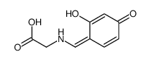 2-[(2-hydroxy-4-oxocyclohexa-2,5-dien-1-ylidene)methylamino]acetic acid结构式