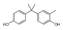 4-[2-(4-羟基苯基)丙烷-2-基]-2-甲基苯酚结构式
