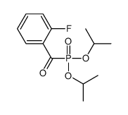 di(propan-2-yloxy)phosphoryl-(2-fluorophenyl)methanone结构式