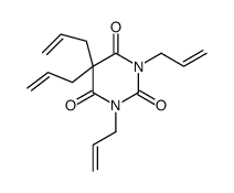 1,3,5,5-tetrakis(prop-2-enyl)-1,3-diazinane-2,4,6-trione结构式