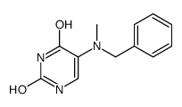 5-[benzyl(methyl)amino]-1H-pyrimidine-2,4-dione结构式