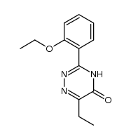 3-(2-ethoxyphenyl)-6-ethyl-4H-[1,2,4]triazin-5-one结构式
